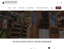 Tablet Screenshot of integratedresearch.com